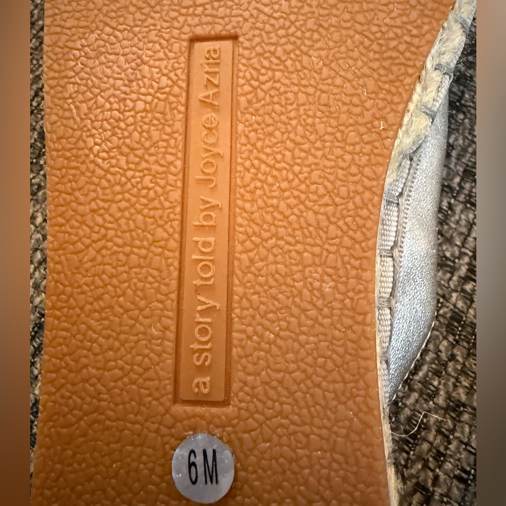 Avec Les Filles Metallic Silver Espadrilles - Picture 6 of 6